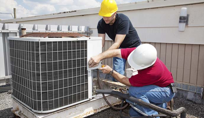 Troubleshooting process of air conditioner